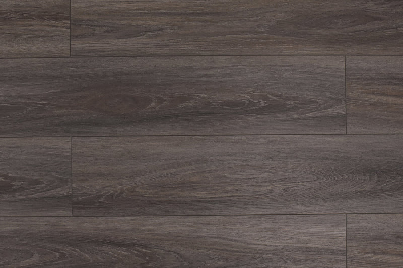 Domino WPC 7"x60" Vinyl Flooring 9.5mm- Charcoal Tone