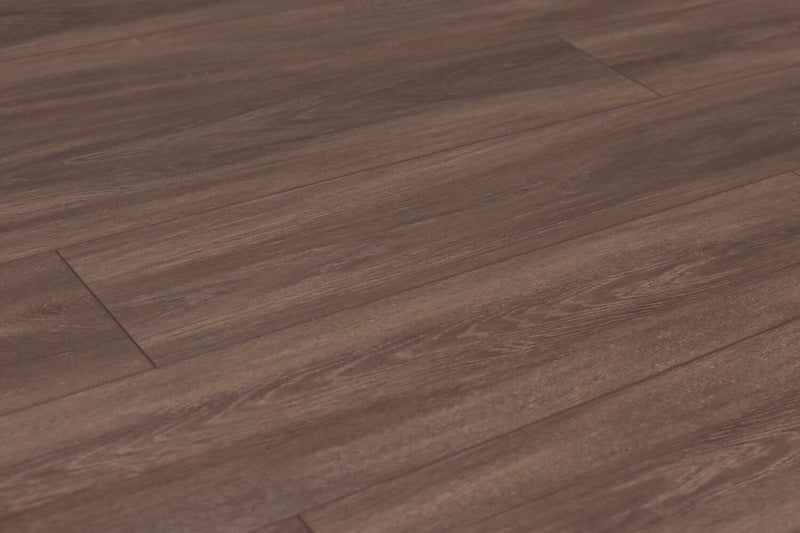 Domino WPC 7"x60" Vinyl Flooring 9.5mm - Olive Walnut