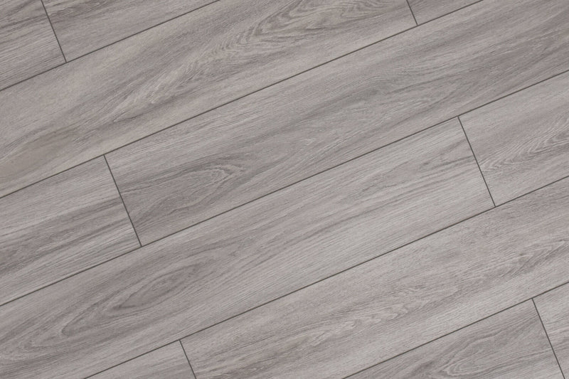 Domino WPC 7"x60" Vinyl Flooring 9.5mm - Soft Gray