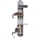 Door Hanging Cat Climber 4-level Height Adjustable with Plush Bed by LJGDeals