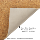 Birds On Branch - Gray Coir Doormat