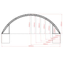 60'x40'x20' Double Truss Container Canopy Shelter