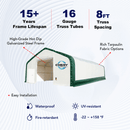 W40'xL80'xH23' Double Truss Storage Shelter