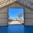 W50'xL100'xH23' Double Truss Storage Shelter