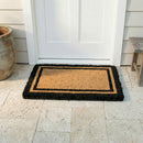 Double Black Border Coir Doormat