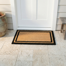 Double Black Border Coir Doormat