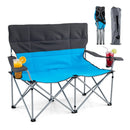 Double Camping Chair with Carry Bag Cup Holders by LJGDeals