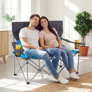 Double Camping Chair with Carry Bag Cup Holders by LJGDeals