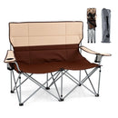 Double Camping Chair with Carry Bag Cup Holders by LJGDeals