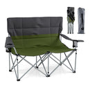 Double Camping Chair with Carry Bag Cup Holders by LJGDeals