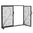 38 x 31 Inch Double Door Fireplace Screen-Black by LJGDeals