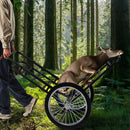 Double-Layer Deer Cart with 20 Inch Rubber Wheels