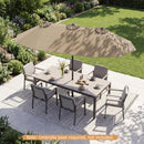 Double-Sided Patio Umbrella with Push Button Tilt Crank Handle by DirectDeals