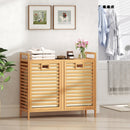Double Tilt-out Laundry Hamper with 2 Removable Bins-Natural by LJGDeals