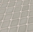 MSI Dove Grey Diamond Polished Ceramic Mosaic Wall Tile 12.28"x12.8"