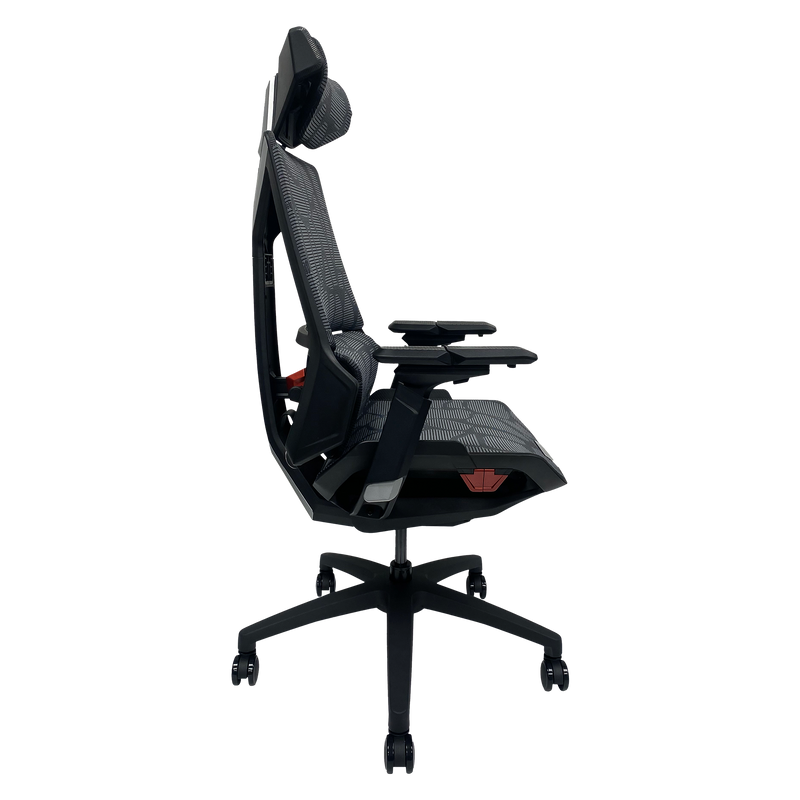 Draco Mesh Gaming Chair with Adjustable Arms & Headrest 350Lb Weight Capacity