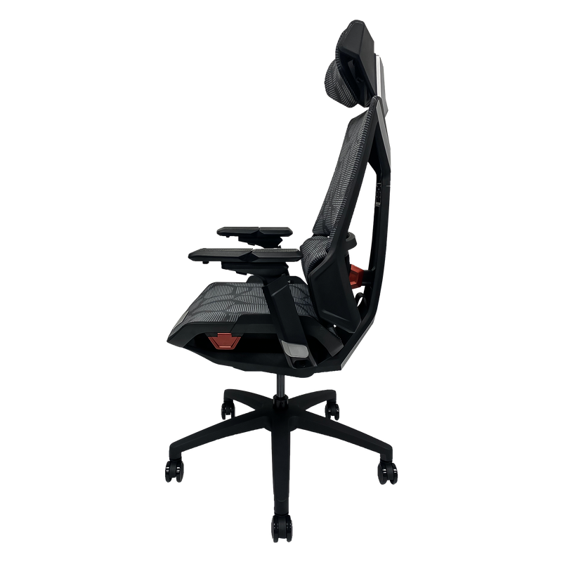 Draco Mesh Gaming Chair with Adjustable Arms & Headrest 350Lb Weight Capacity