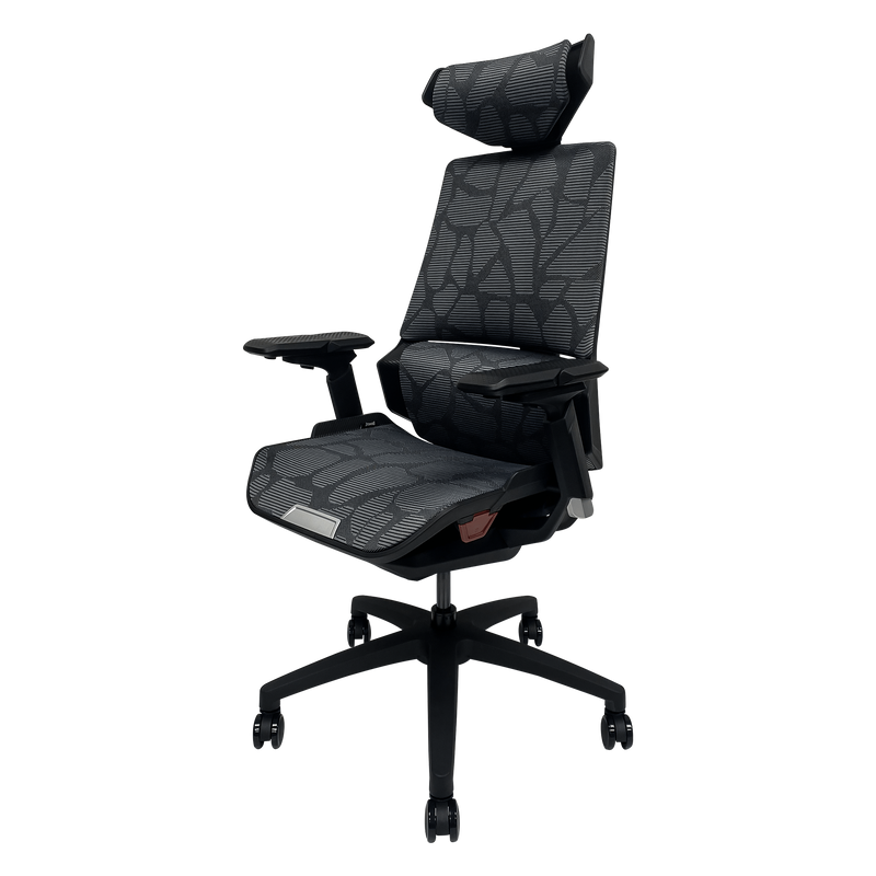 Draco Mesh Gaming Chair with Adjustable Arms & Headrest 350Lb Weight Capacity