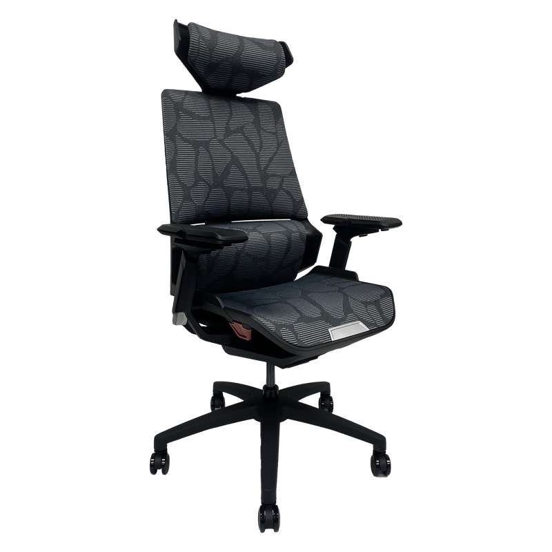 Draco Mesh Gaming Chair with Adjustable Arms & Headrest 350Lb Weight Capacity