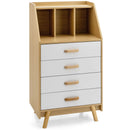 4-Drawer Dresser with 2 Anti-Tipping Kits for Bedroom by LJGDeals