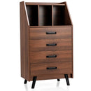 4-Drawer Dresser with 2 Anti-Tipping Kits for Bedroom by LJGDeals