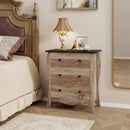Dresser for Bedroom with 3 Folding Fabric Drawers and Anti-tipping Kit by LJGDeals