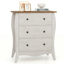 Dresser for Bedroom with 3 Folding Fabric Drawers and Anti-tipping Kit by LJGDeals