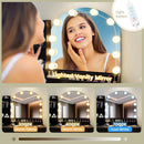 Makeup Vanity Desk Dressing Table and Stool Set with Mirror and Lights by LJGDeals