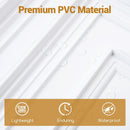 Drop Ceiling Tiles 24" x 24" PVC Ceiling Panels with 3D Decorative Patterns 12-Pack-White by LJGDeals