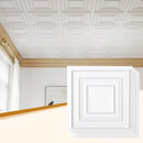 Drop Ceiling Tiles 24" x 24" PVC Ceiling Panels with 3D Decorative Patterns 24-Pack by DirectDeals