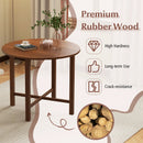 Dual Drop Leaf Dining Table for Small Spaces-Walnut by LJGDeals