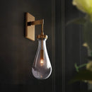 Raindrop Crystal Wall Sconce