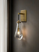 Raindrop Crystal Wall Sconce