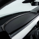Dry Carbon Fiber Upper Dash Overlay for Model 3 / Y