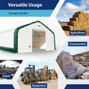 W20'xL40'xH16' Double Truss Storage Shelter