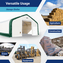 W30'xL80'xH20' Double Truss Storage Shelter