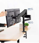 Ergonomic Dual Monitor Arm For Desk Mounting