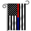 Thin Blue & Red Line (American) Garden Flag by Flagman of America