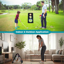 Dual-Sided Golf Chipping Net Triple Target Training System with 5 Target Holes by LJGDeals