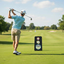Dual-Sided Golf Chipping Net Triple Target Training System with 5 Target Holes by LJGDeals