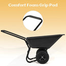 Dual-Wheel Wheelbarrow Garden Utility Cart with Pneumatic Tires by LJGDeals
