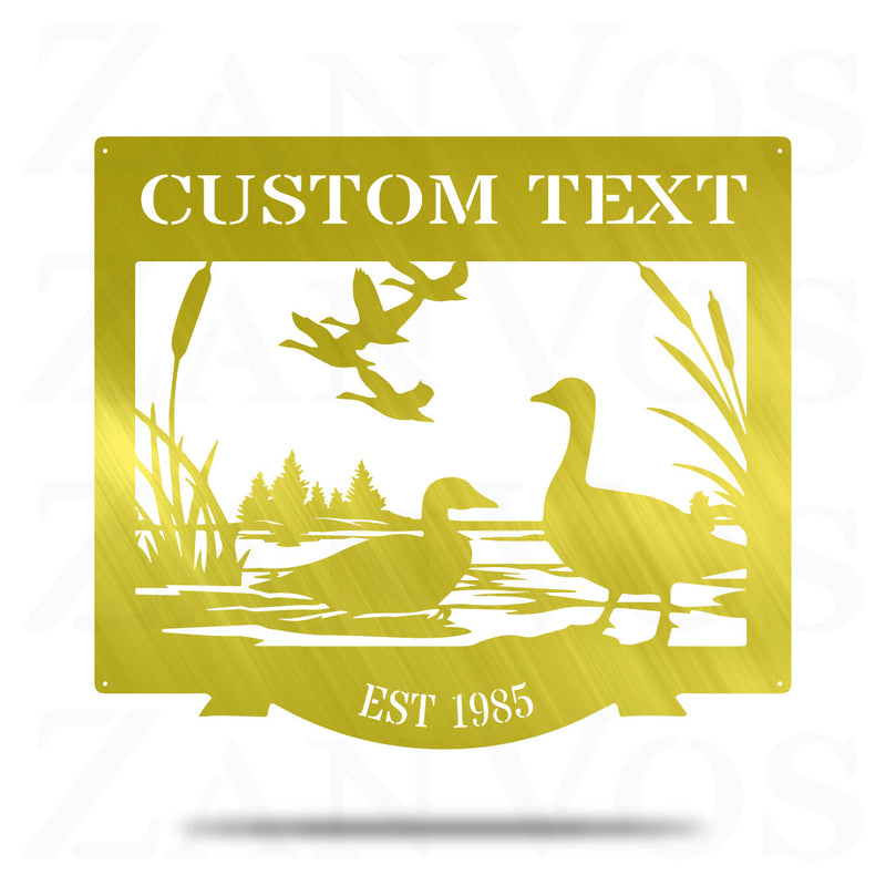 Duck Pond Monogram