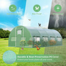 20 x 10 x 6.6 Feet Greenhouse with Windows and Doors for Outdoor-Green by LJGDeals