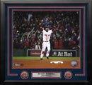 Dustin Pedroia 2013 World Series Celebration Boston Red Sox Autographed 11x14 Framed Baseball Photo by Dynasty Sports & Framing