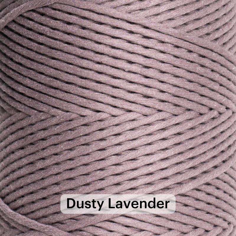SOFT COTTON CORD ZERO WASTE 4 MM - 1 SINGLE STRAND - SAMPLES