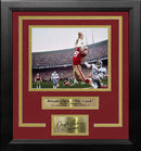Dwight Clark 1981 NFC Championship Catch San Francisco 49ers 8x10 Framed Photo with Engraved Autograph by Dynasty Sports & Framing
