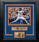Dwight Gooden in Action New York Mets 8" x 10" Framed Baseball Photo with Engraved Autograph by Dynasty Sports & Framing