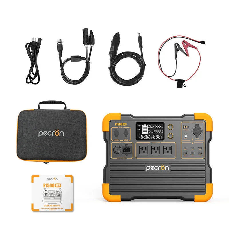 PECRON E1500LFP Expandable Portable Power Station 2200W 1536Wh, photo 3 of 17