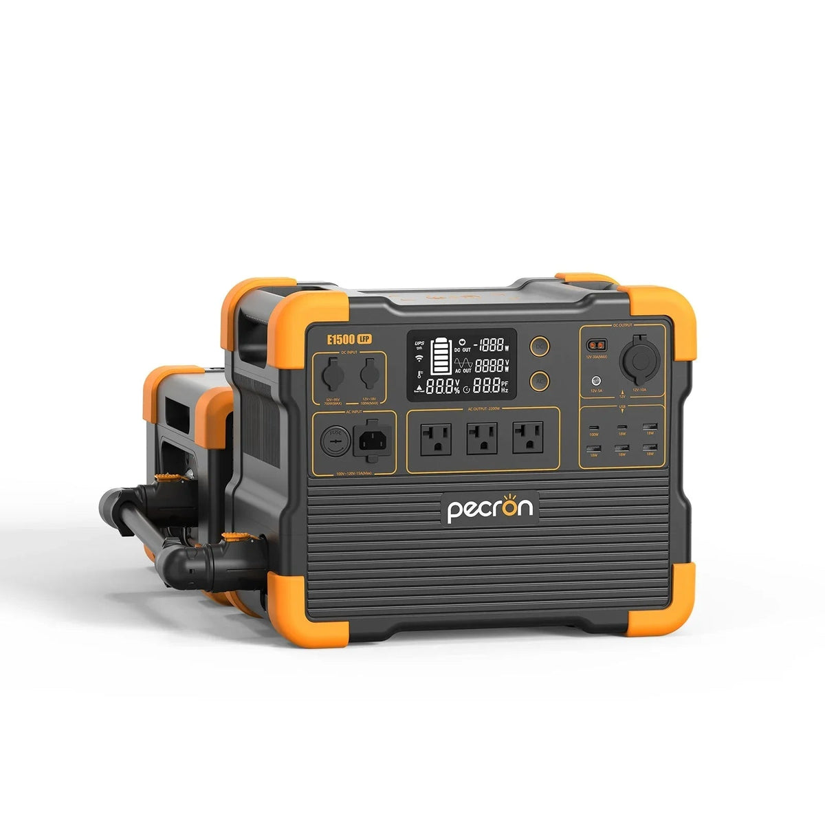 PECRON E1500LFP Expandable Portable Power Station 2200W 1536Wh, photo 14 of 17