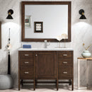 James Martin Addison 48" Single Bathroom Vanity, Mid-Century Acacia